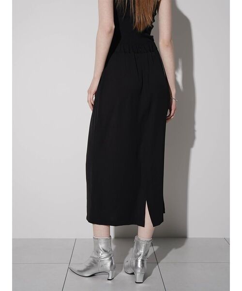 :ETHROF(イーサオブ)の「FRILLS TULLE WRAP NARROW SKIRT(スカート・レディース・ブラック・MEDIUM)」の14枚目の写真