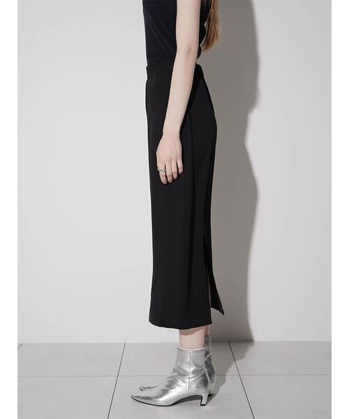 :ETHROF(イーサオブ)の「FRILLS TULLE WRAP NARROW SKIRT(スカート・レディース・ブラック・MEDIUM)」の20枚目の写真