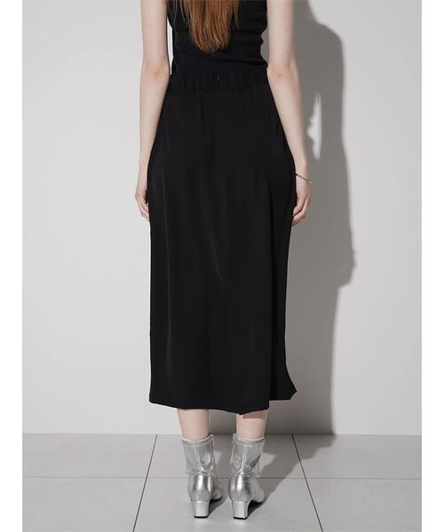 :ETHROF(イーサオブ)の「FRILLS TULLE WRAP NARROW SKIRT(スカート・レディース・ブラック・MEDIUM)」の21枚目の写真