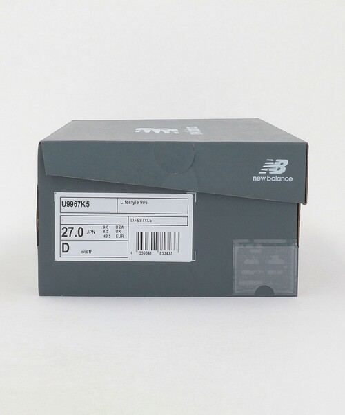 NEW BALANCE(ニューバランス)の「<New Balance>996 スニーカー(スニーカー・メンズ・グレー系/ブラック・27.5cm/27cm/26cm/28.5cm/25cm/26.5cm/29cm/28cm/25.5cm)」の5枚目の写真