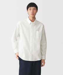 無印良品 | 紳士　洗いざらしオックスボタンダウン長袖シャツ(シャツ/ブラウス)