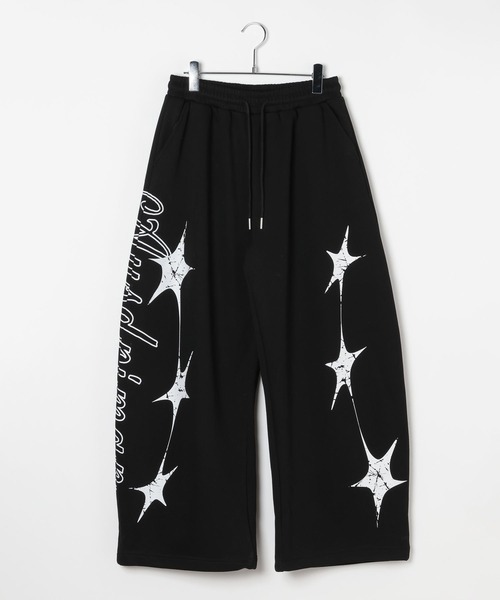 LAND MUSEUM（ランドミュージアム）の「LAND MUSEUM／スターサイドスウェットパンツ（裏起毛）（スウェットパンツ・メンズ・グレー/ブラック・MEDIUM/LARGE）」の19枚目の写真