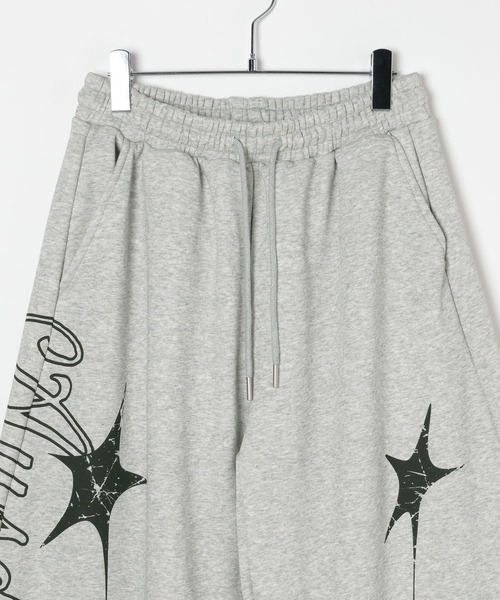 LAND MUSEUM（ランドミュージアム）の「LAND MUSEUM／スターサイドスウェットパンツ（裏起毛）（スウェットパンツ・メンズ・グレー/ブラック・MEDIUM/LARGE）」の21枚目の写真