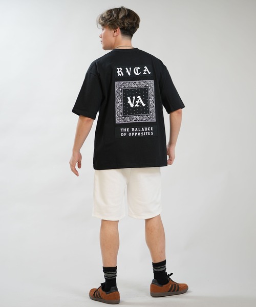 RVCA（ルーカ）の「【ムラサキスポーツ限定】RVCA/ルーカ 半袖 Tシャツ OE BANDANA BALANCE PATCH BG041P02（Tシャツ/カットソー・メンズ・スミクロ/ブラック/カーキブラウン/ホワイト・S/L/M）」の12枚目の写真