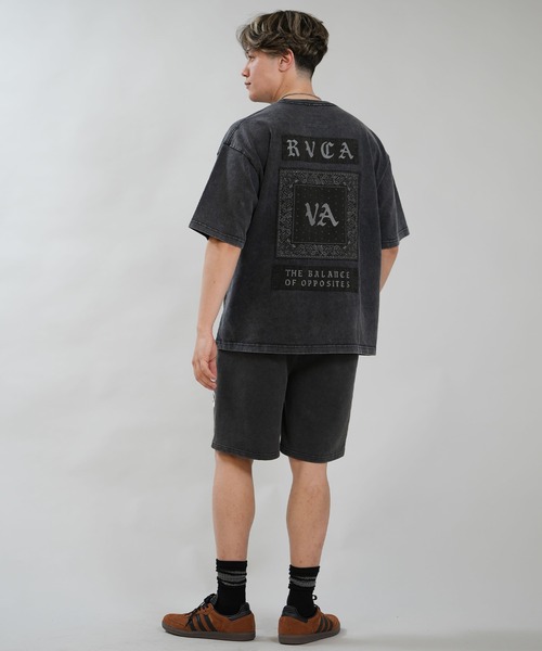RVCA（ルーカ）の「【ムラサキスポーツ限定】RVCA/ルーカ 半袖 Tシャツ OE BANDANA BALANCE PATCH BG041P02（Tシャツ/カットソー・メンズ・スミクロ/ブラック/カーキブラウン/ホワイト・S/L/M）」の16枚目の写真