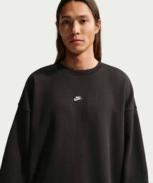 NIKE(�i�C�L)�̃i�C�L �X�|�[�c�E�F�A �N���u �����Y �I�[�o�[�T�C�Y�h �t�����`�e���[ �N���[�l�b�N �X�E�F�b�g�V���c / Nike Sportswear Club Men's Oversized French Terry Crew-Neck Sweatshirt IF0748-010 Black(�X�E�F�b�g)