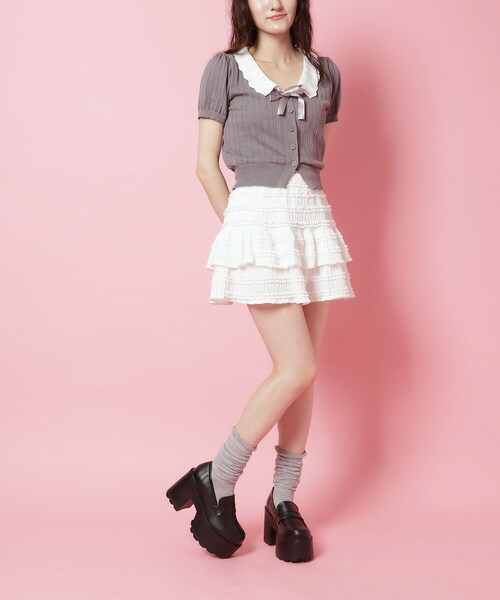 cs T&P(シーエスティーアンドピー)の「厚底ローファーパンプス(パンプス・レディース・ブラック/ブラック系1・LL/L/M/S)」の5枚目の写真