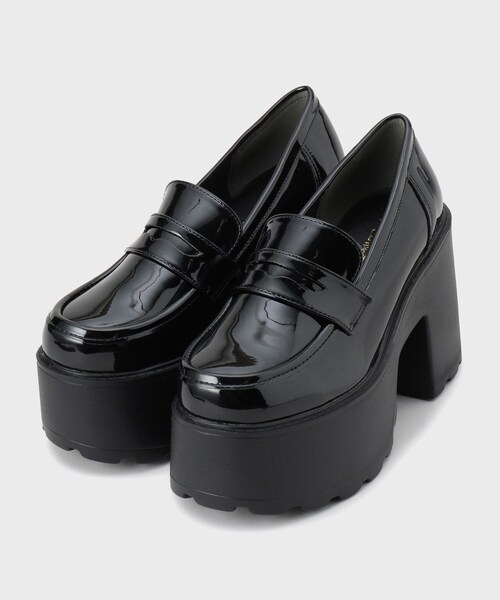 cs T&P(シーエスティーアンドピー)の「厚底ローファーパンプス(パンプス・レディース・ブラック/ブラック系1・LL/L/M/S)」の10枚目の写真