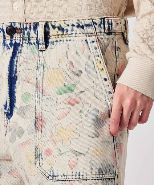 PS Paul Smith(ピーエスポールスミス)の「"Bleach Denim Floral" デニムショーツ / 162100 898Z(デニムパンツ・メンズ・ライトインディゴブルー・X-LARGE/SMALL/MEDIUM/LARGE)」の10枚目の写真