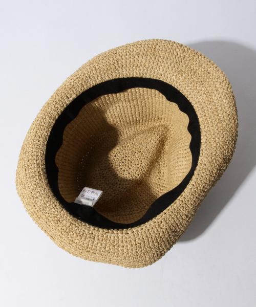 Ray BEAMS（レイビームス）の「Ctrl freak×Ray BEAMS / 別注 ラフィア リボン ハット（ハット・レディース・ナチュラル/ブラウン・ONE SIZE）」の5枚目の写真