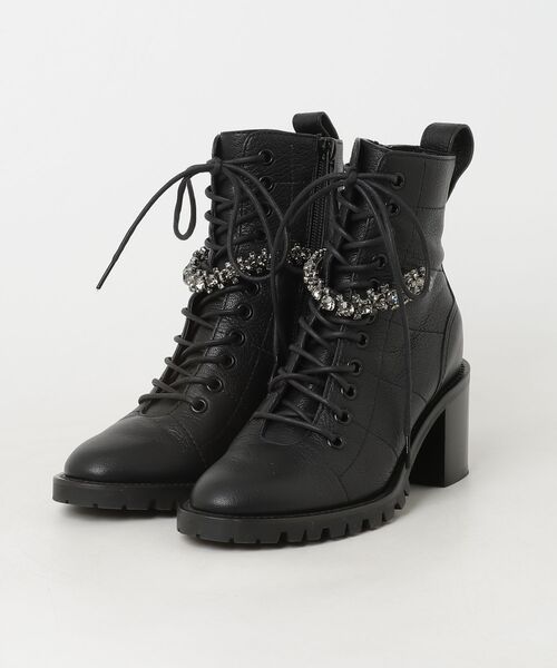 未使用級✨　JIMMY CHOO Cruz65 ショートブーツ　レザー ブランド古着】Cruz65 ショートブーツ（ブーツ）｜JIMMY CHOO（ジミー