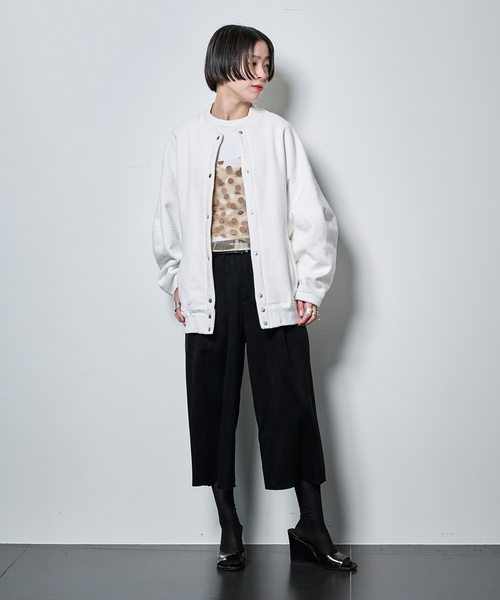 SEEALL（シーオール）の「SEEALL 別注 ERGONOMIC SNAP CARDIGAN [WHITE]：スウェット（スウェット・レディース・ホワイト・FREE）」の11枚目の写真