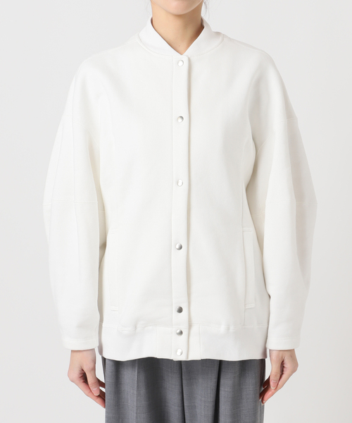 SEEALL（シーオール）の「SEEALL 別注 ERGONOMIC SNAP CARDIGAN [WHITE]：スウェット（スウェット・レディース・ホワイト・FREE）」の13枚目の写真