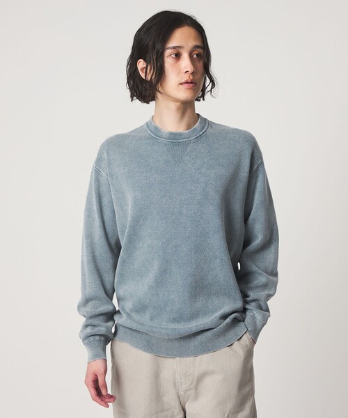 A DAY IN THE LIFE UNITED ARROWS（アデイインザライフユナイテッドアローズ）の「フェード ミラノリブ リラックスニット-ウォッシャブル-＜A DAY IN THE LIFE＞（ニット/セーター・メンズ・ケリーグリーン/ロイヤルブルー/ブラック・L/M）」の3枚目の写真