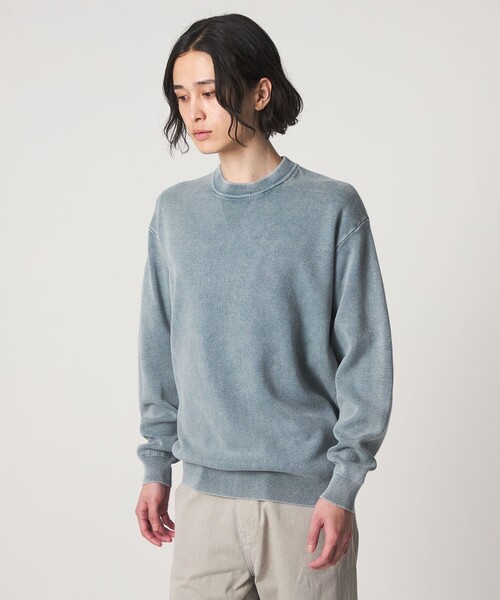 A DAY IN THE LIFE UNITED ARROWS（アデイインザライフユナイテッドアローズ）の「フェード ミラノリブ リラックスニット-ウォッシャブル-＜A DAY IN THE LIFE＞（ニット/セーター・メンズ・ケリーグリーン/ロイヤルブルー/ブラック・L/M）」の7枚目の写真