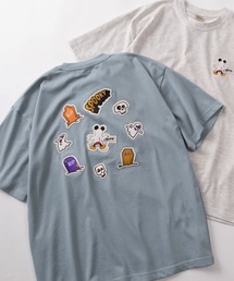 Disney（ディズニー）の「【71】別注【Disney/ディズニー】ミッキーマウス/ベイマックス/ルシファー/101匹わんちゃん アップリケ サガラ刺繍 クルーネックTシャツ/ユニセックス/レディース/メンズ【オリジナルデザイン/ミッキー/ベイマックス/ルシファー】（Tシャツ/カットソー）」
