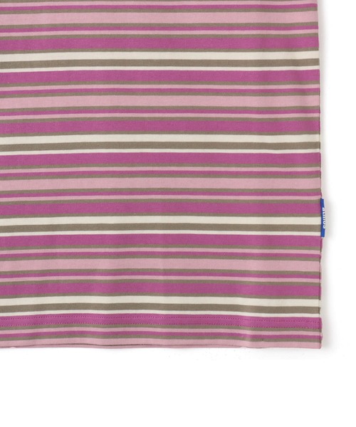 atmos（アトモス）の「atmos Retro Colorway Border SS T-shirt / アトモス レトロ カラー ボーダー T-シャツ（Tシャツ/カットソー・メンズ・ブラック/ピンク/グリーン・XL/M/L）」の8枚目の写真