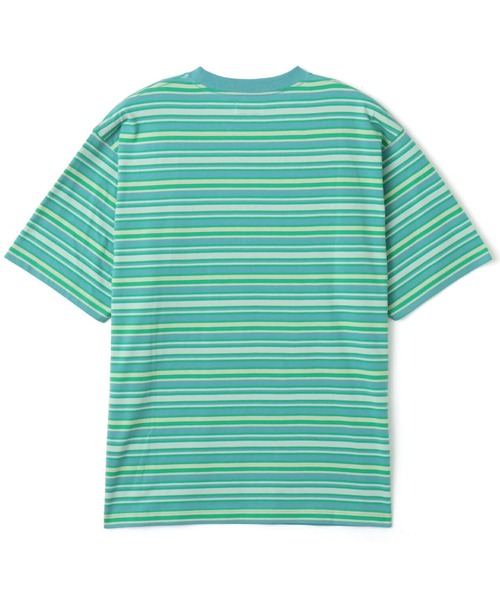 atmos（アトモス）の「atmos Retro Colorway Border SS T-shirt / アトモス レトロ カラー ボーダー T-シャツ（Tシャツ/カットソー・メンズ・ブラック/ピンク/グリーン・XL/M/L）」の21枚目の写真