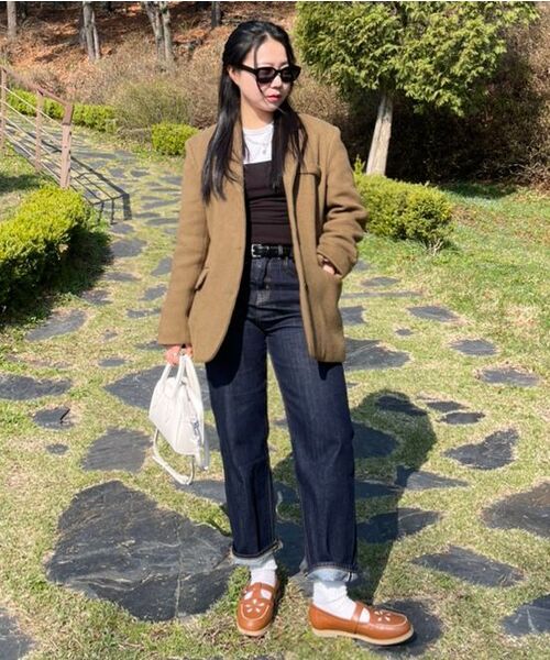 MAC MOC(マックモック)の「ダンデリオン ニューシグネチャーデイリーローファー_4カラー 2cm(ローファー・レディース・ブラック/シルバー/キャメル/ホワイト・22.5cm/23.5cm/23cm/24.5cm/24cm/25cm)」の15枚目の写真