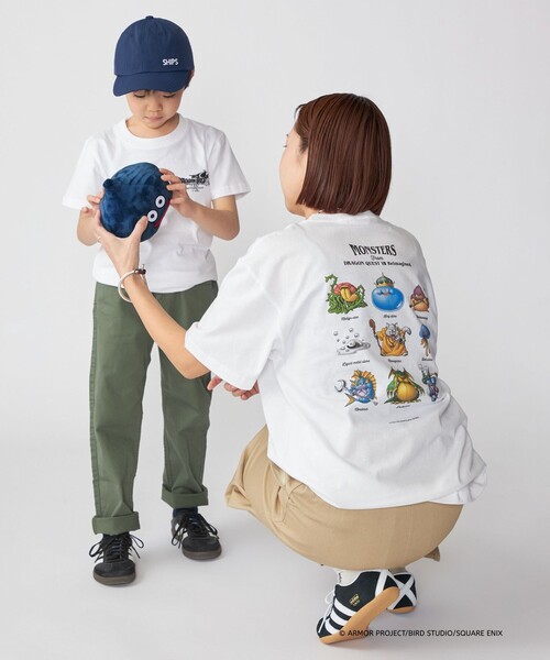 SHIPS(シップス)の「DQVIIR × SHIPS:100~140cm モンスターズ Tシャツ〈KIDS〉(Tシャツ/カットソー・キッズ・ホワイト・100/110/120/130/140)」の5枚目の写真