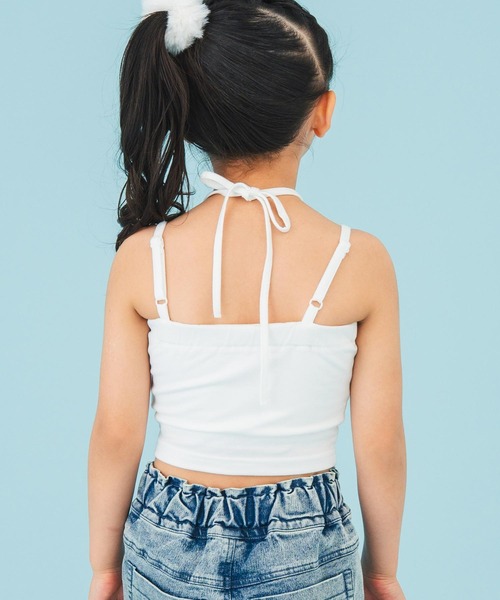 ANAP kids（アナップキッズ）の「2WAYホルター キャミソール（キャミソール・キッズ・ベージュ/ホワイト/ブラック・110/130/120）」の9枚目の写真