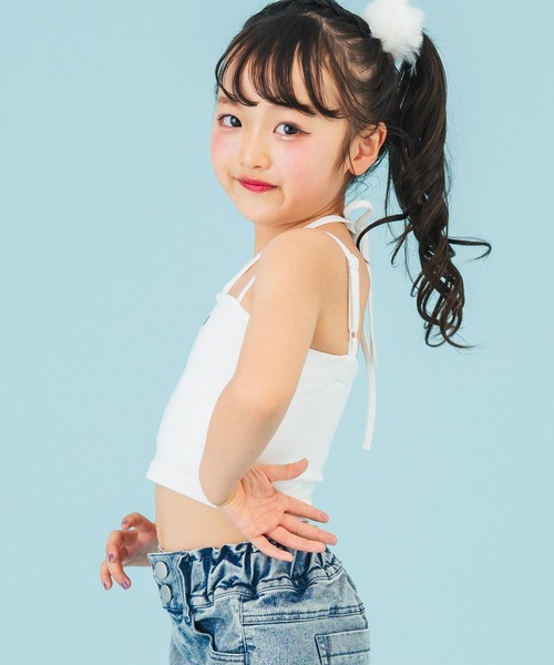 ANAP kids（アナップキッズ）の「2WAYホルター キャミソール（キャミソール・キッズ・ベージュ/ホワイト/ブラック・110/130/120）」の8枚目の写真