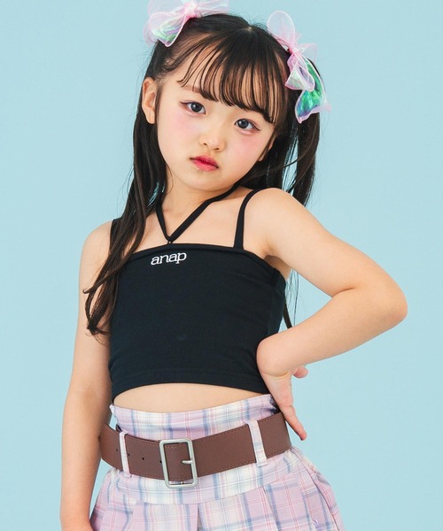 ANAP kids（アナップキッズ）の「2WAYホルター キャミソール（キャミソール・キッズ・ベージュ/ホワイト/ブラック・110/130/120）」の13枚目の写真