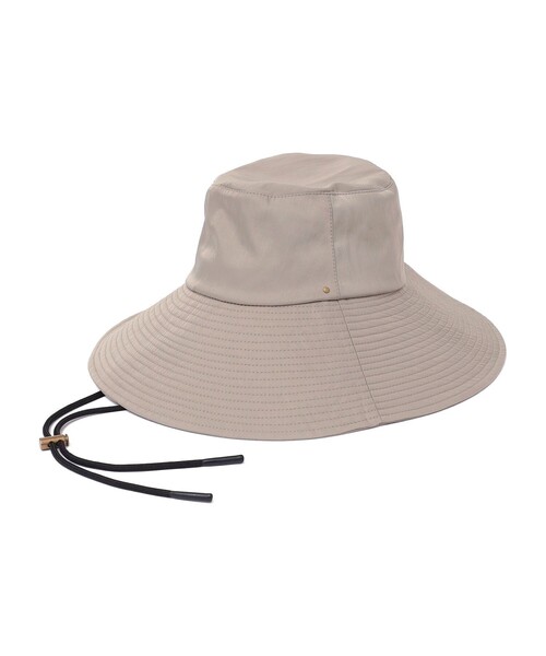 SHIPS any(シップス エニィ)の「SHIPS any: 〈UVカット/接触冷感/撥水/手洗い可能〉ブリム ハット(ハット・レディース・ライトグレー/ブラック・ONE SIZE)」の13枚目の写真