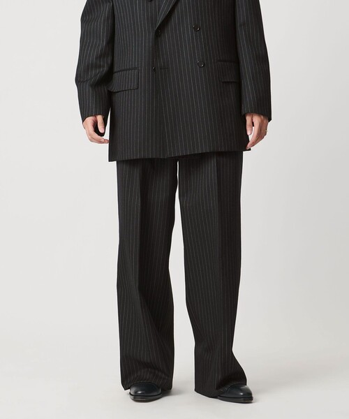 UNITED ARROWS & SONS(ユナイテッドアローズアンドサンズ)の「<UNITED ARROWS & SONS by MASATAKA HATTORI>BIG 2P TROUSERS/スラックス(スラックス・メンズ・ブラック/ダークオレンジ・48/44/46/50)」の12枚目の写真