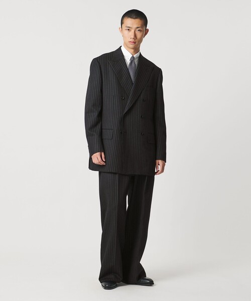 UNITED ARROWS & SONS(ユナイテッドアローズアンドサンズ)の「<UNITED ARROWS & SONS by MASATAKA HATTORI>BIG 2P TROUSERS/スラックス(スラックス・メンズ・ブラック/ダークオレンジ・48/44/46/50)」の13枚目の写真