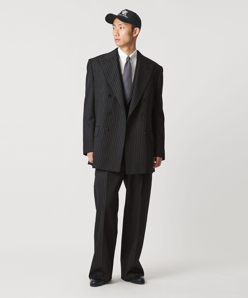 UNITED ARROWS & SONS(ユナイテッドアローズアンドサンズ)の「<UNITED ARROWS & SONS by MASATAKA HATTORI>BIG 2P TROUSERS/スラックス(スラックス・メンズ・ブラック/ダークオレンジ・48/44/46/50)」の14枚目の写真
