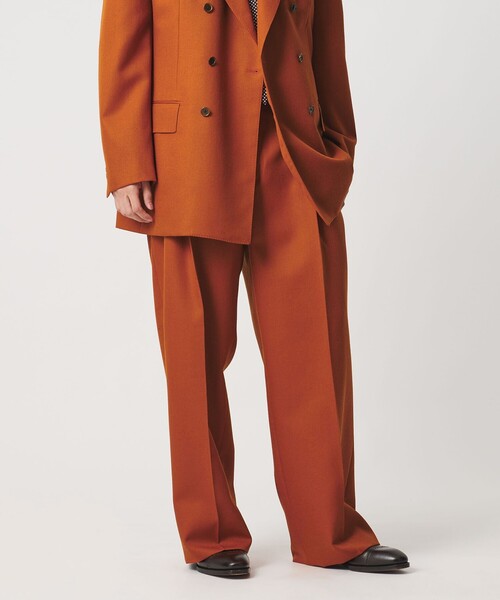 UNITED ARROWS & SONS（ユナイテッドアローズアンドサンズ）の「＜UNITED ARROWS & SONS by MASATAKA HATTORI＞BIG 2P TROUSERS/スラックス（スラックス・メンズ・ブラック/ダークオレンジ・48/44/46/50）」の18枚目の写真