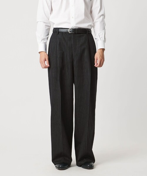 UNITED ARROWS & SONS（ユナイテッドアローズアンドサンズ）の「＜UNITED ARROWS & SONS by MASATAKA HATTORI＞BIG 2P TROUSERS/スラックス（スラックス・メンズ・ブラック/ダークオレンジ・48/44/46/50）」の7枚目の写真