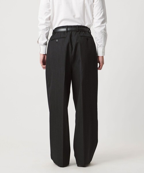 UNITED ARROWS & SONS（ユナイテッドアローズアンドサンズ）の「＜UNITED ARROWS & SONS by MASATAKA HATTORI＞BIG 2P TROUSERS/スラックス（スラックス・メンズ・ブラック/ダークオレンジ・48/44/46/50）」の4枚目の写真