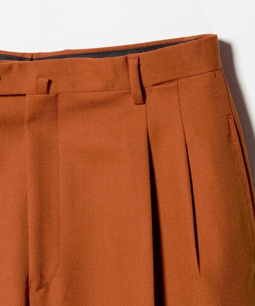 UNITED ARROWS & SONS（ユナイテッドアローズアンドサンズ）の「＜UNITED ARROWS & SONS by MASATAKA HATTORI＞BIG 2P TROUSERS/スラックス（スラックス・メンズ・ブラック/ダークオレンジ・48/44/46/50）」の21枚目の写真