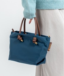 【VIOLAd'ORO/ヴィオラドーロ】ノットハンドル ナイロントートバッグ 2WAY BIANCA Sサイズ made in japan