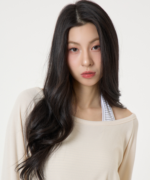 UNKNOWN PLANET（アンノウンプラネット）の「[SET]レイヤードストライプホルタートップロングスリーブTシャツベージュ（ニット/セーター・レディース・その他・FREE）」の6枚目の写真