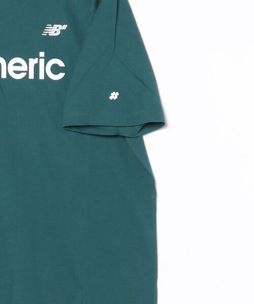 NEW BALANCE(ニューバランス)の「ヌメリックリニアロゴTシャツ(Tシャツ/カットソー・メンズ・ダークグリーン/サックスブルー・SMALL/MEDIUM/LARGE/X-LARGE/XX-LARGE)」の16枚目の写真