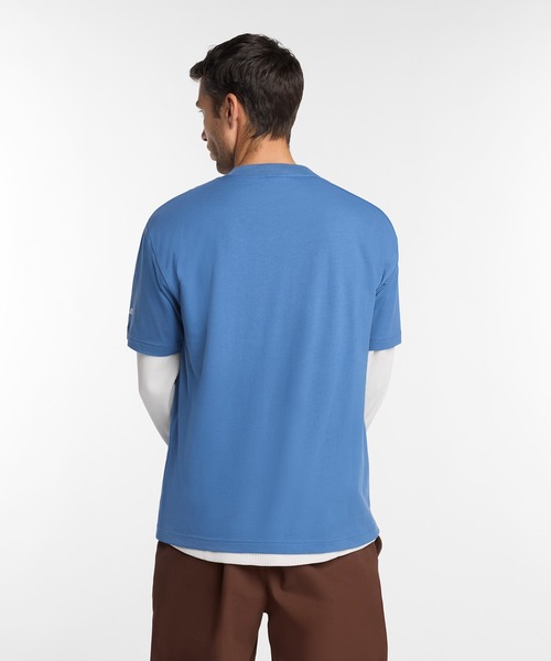 NEW BALANCE(ニューバランス)の「ヌメリックリニアロゴTシャツ(Tシャツ/カットソー・メンズ・ダークグリーン/サックスブルー・SMALL/MEDIUM/LARGE/X-LARGE/XX-LARGE)」の10枚目の写真