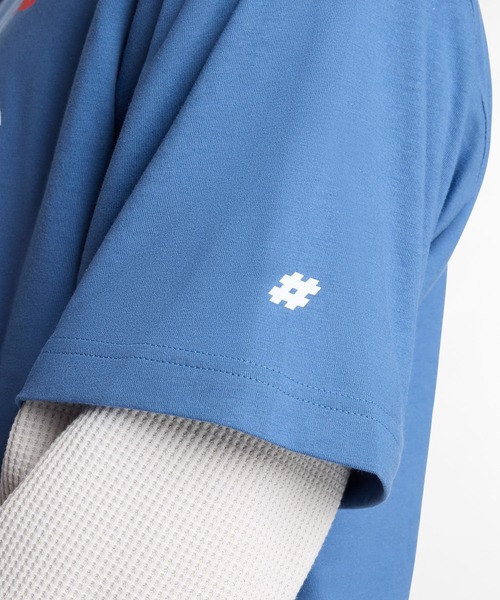NEW BALANCE(ニューバランス)の「ヌメリックリニアロゴTシャツ(Tシャツ/カットソー・メンズ・ダークグリーン/サックスブルー・SMALL/MEDIUM/LARGE/X-LARGE/XX-LARGE)」の12枚目の写真