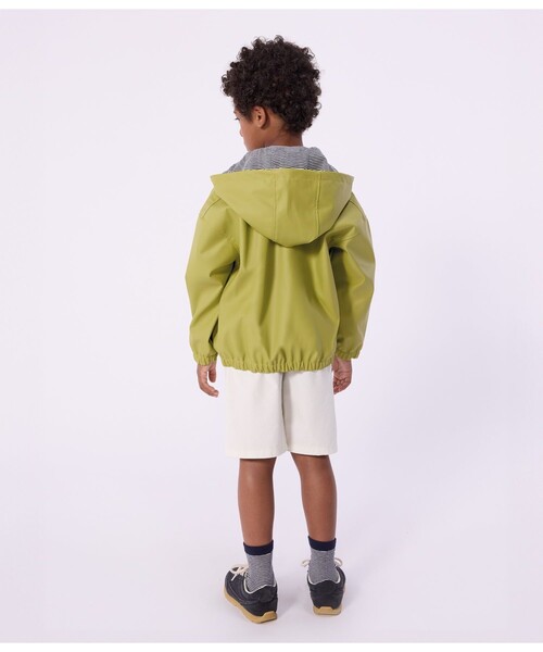 PETIT BATEAU（プチバトー）の「キッズブルゾン（マウンテンパーカー・キッズ・ブルー/オレンジ/グリーン・3YEAR/4YEAR/5YEAR）」の5枚目の写真