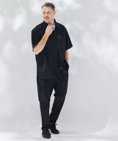 B&T CLUB(ビーティークラブ)の「シャツ 半袖 メンズ 大きいサイズ AIRYFLOW ストレッチ B&T CLUB (ビーアンドティークラブ)(シャツ/ブラウス・メンズ・ネイビー/ブラック/ベージュ・X3(6L~7L)/X1(3L~4L)/X2(4L~5L))」の7枚目の写真