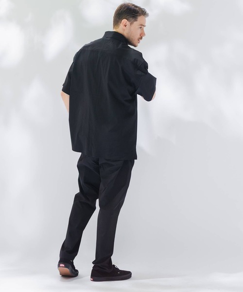 B&T CLUB(ビーティークラブ)の「シャツ 半袖 メンズ 大きいサイズ AIRYFLOW ストレッチ B&T CLUB (ビーアンドティークラブ)(シャツ/ブラウス・メンズ・ネイビー/ブラック/ベージュ・X3(6L~7L)/X1(3L~4L)/X2(4L~5L))」の8枚目の写真