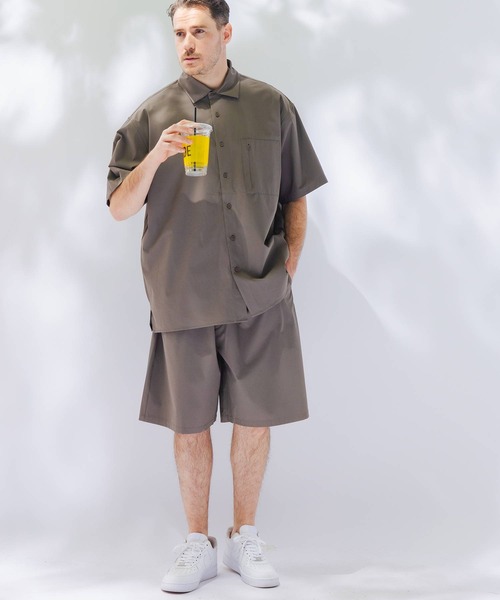 B&T CLUB(ビーティークラブ)の「シャツ 半袖 メンズ 大きいサイズ AIRYFLOW ストレッチ B&T CLUB (ビーアンドティークラブ)(シャツ/ブラウス・メンズ・ネイビー/ブラック/ベージュ・X3(6L~7L)/X1(3L~4L)/X2(4L~5L))」の11枚目の写真