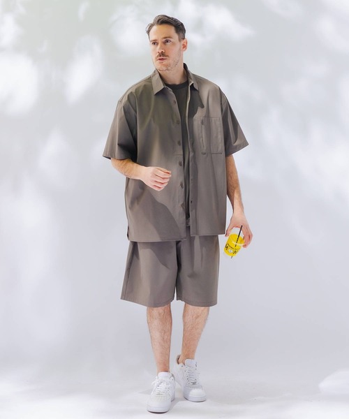 B&T CLUB(ビーティークラブ)の「シャツ 半袖 メンズ 大きいサイズ AIRYFLOW ストレッチ B&T CLUB (ビーアンドティークラブ)(シャツ/ブラウス・メンズ・ネイビー/ブラック/ベージュ・X3(6L~7L)/X1(3L~4L)/X2(4L~5L))」の14枚目の写真