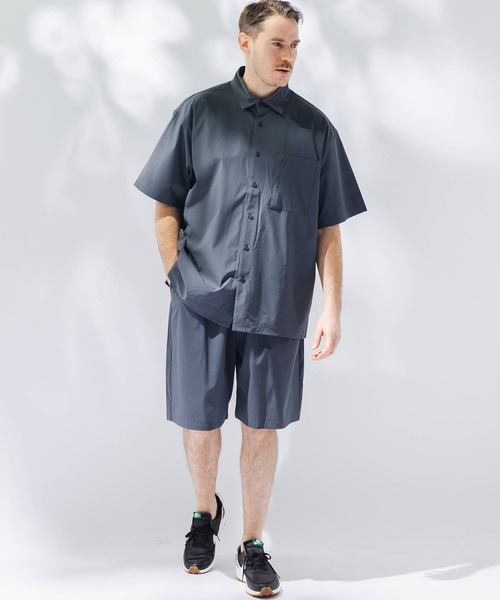 B&T CLUB(ビーティークラブ)の「シャツ 半袖 メンズ 大きいサイズ AIRYFLOW ストレッチ B&T CLUB (ビーアンドティークラブ)(シャツ/ブラウス・メンズ・ネイビー/ブラック/ベージュ・X3(6L~7L)/X1(3L~4L)/X2(4L~5L))」の21枚目の写真