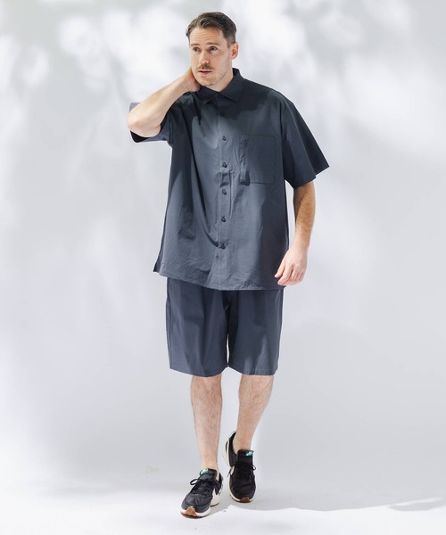 B&T CLUB(ビーティークラブ)の「シャツ 半袖 メンズ 大きいサイズ AIRYFLOW ストレッチ B&T CLUB (ビーアンドティークラブ)(シャツ/ブラウス・メンズ・ネイビー/ブラック/ベージュ・X3(6L~7L)/X1(3L~4L)/X2(4L~5L))」の22枚目の写真