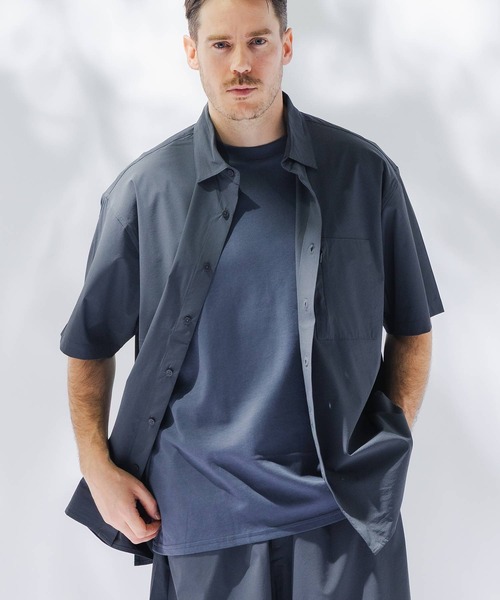 B&T CLUB(ビーティークラブ)の「シャツ 半袖 メンズ 大きいサイズ AIRYFLOW ストレッチ B&T CLUB (ビーアンドティークラブ)(シャツ/ブラウス・メンズ・ネイビー/ブラック/ベージュ・X3(6L~7L)/X1(3L~4L)/X2(4L~5L))」の18枚目の写真
