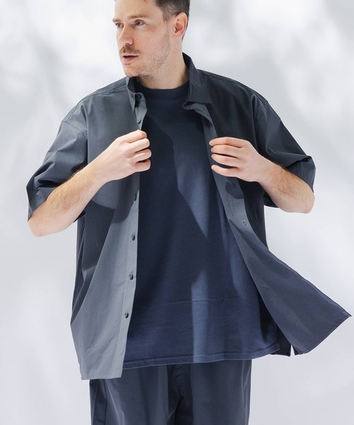 B&T CLUB(ビーティークラブ)の「シャツ 半袖 メンズ 大きいサイズ AIRYFLOW ストレッチ B&T CLUB (ビーアンドティークラブ)(シャツ/ブラウス・メンズ・ネイビー/ブラック/ベージュ・X3(6L~7L)/X1(3L~4L)/X2(4L~5L))」の17枚目の写真