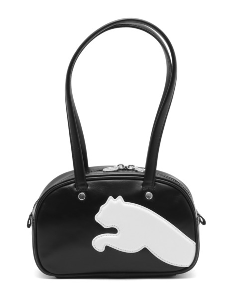PUMA(プーマ)の「PUMA MINI GRIP BAG / プーマ ミニ グリップバッグ(ショルダーバッグ・レディース・ブラック/ピンク・ONE SIZE)」の1枚目の写真